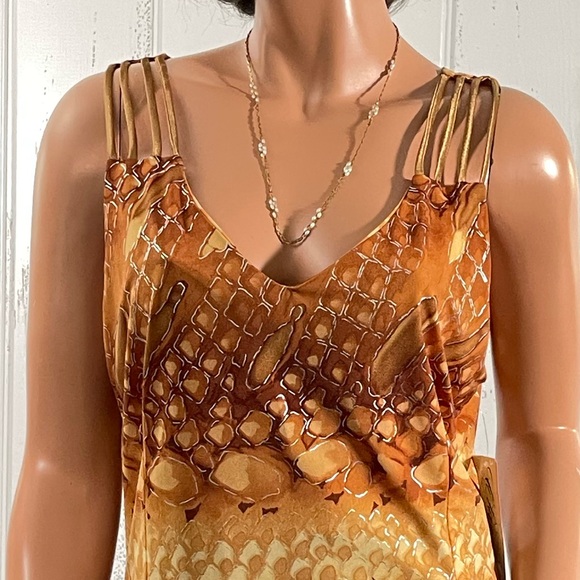 NWT Clara Fashion  Abstract Print Sleeveless Top Sz XXL - Picture 17 of 17